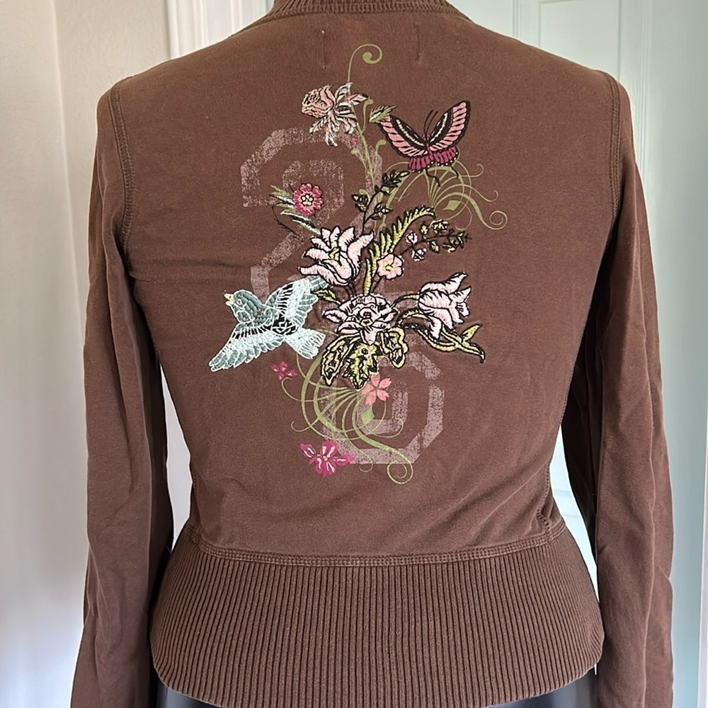 One World zip up sweater